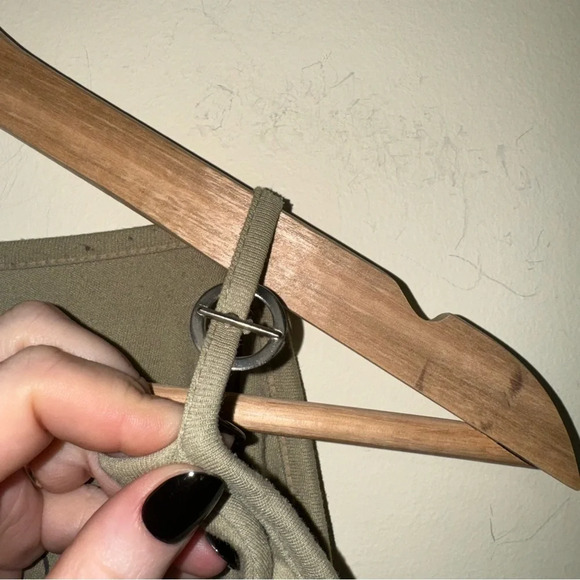 Women’s Y2K Miss Green O-Ring Long Sleeve Butterfly Graphic With Ruffle Sleeves - Picture 7 of 16